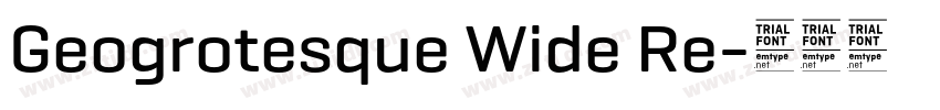 Geogrotesque Wide Re字体转换